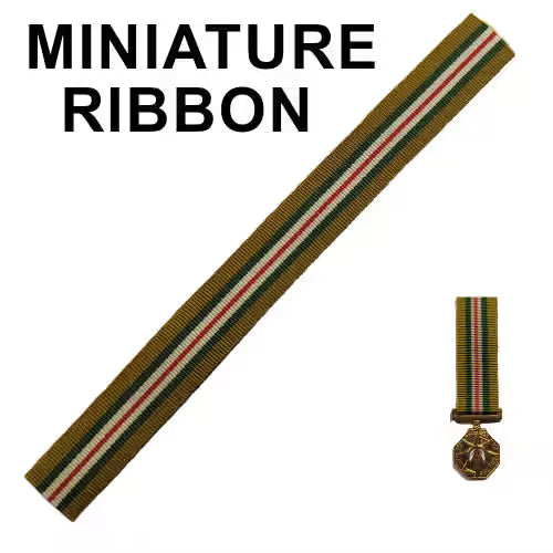 Star for Merit in the South African Railways Police 1980 Ribbon - Miniature