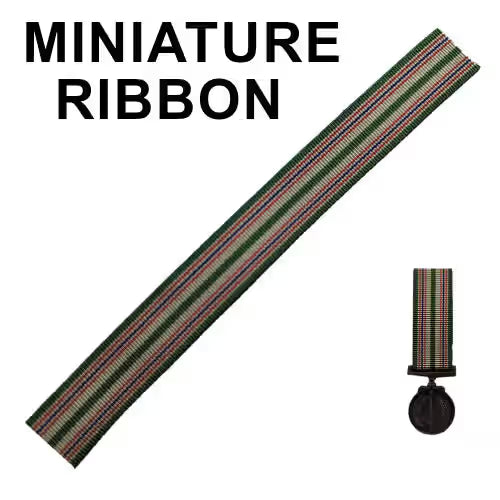 South African Railways Police Medal For Combating Terrorism (1980) Ribbon - Miniature
