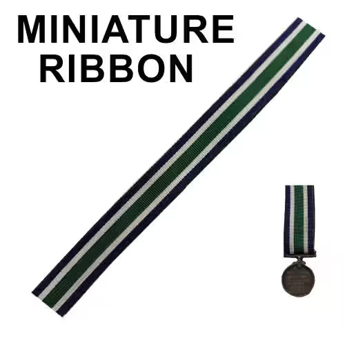 South African Railways Police Good Service Medal (1960) Ribbon - Miniature