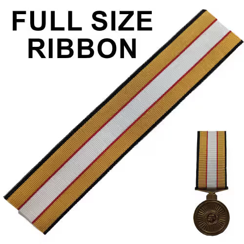 South African Railways Police Medal For Faithful Service (1966) Ribbon - FullSize