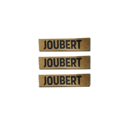 Custom Repro Nutria SADF Nametapes and Badges